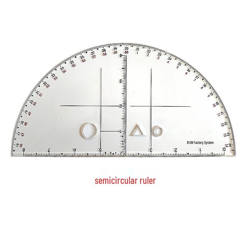 Military Artillery Protractor Coordinate Ruler