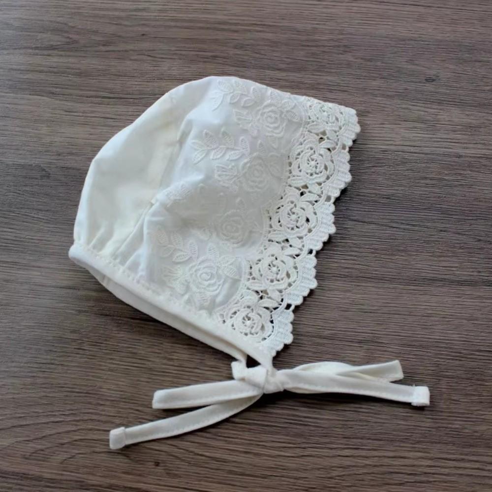 Adjustable Baby Lace Hats Cotton Newborn Cap Fashion Toddler Sun Hat Outdoor