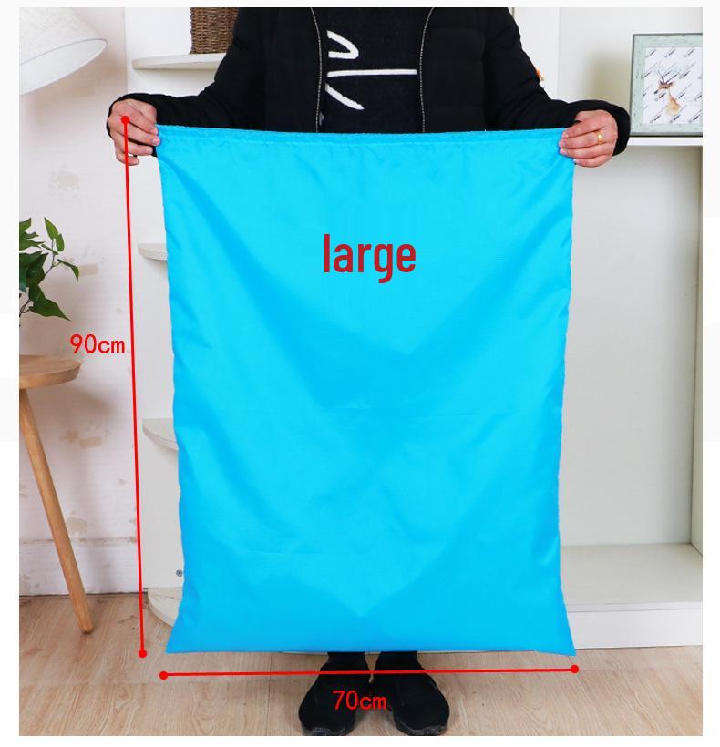 Duża pyłoszczelna torba ze sznurkiem z tkaniny Oxford do przechowywania kołdry