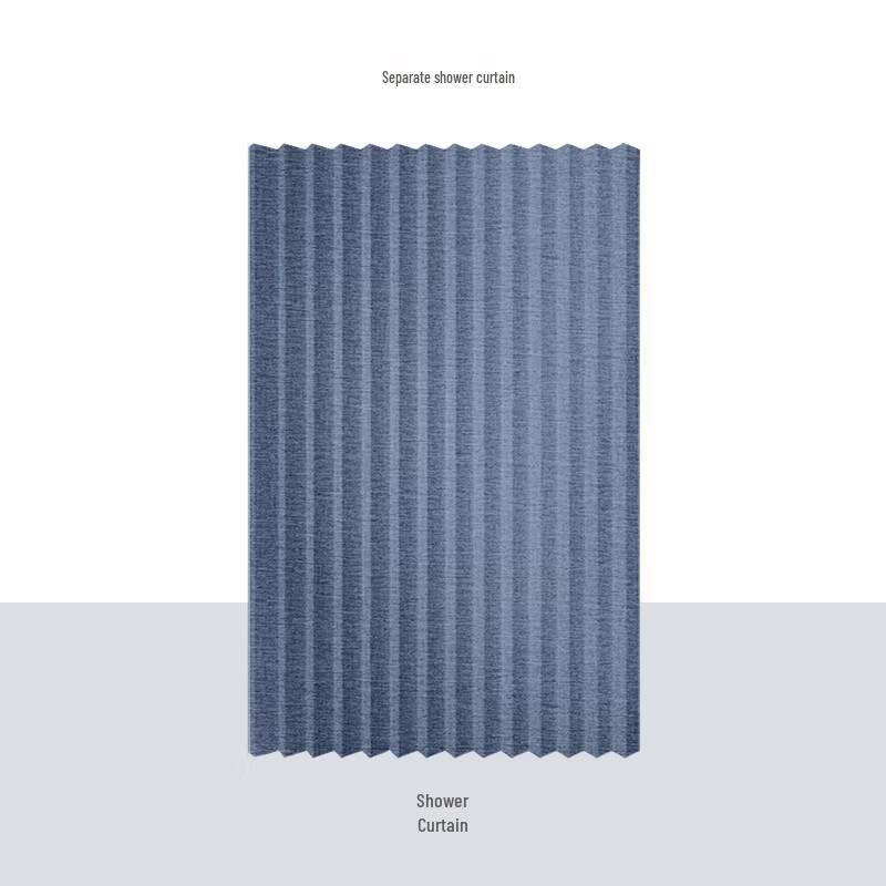 Xihe Folding Magnetic Shower Partition Curtain