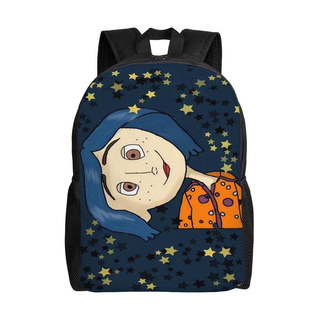 Coraline Portal Anime Backpack Outdoor Backpacks Student Unisex Custom Big High School Bags Fun Rucksack