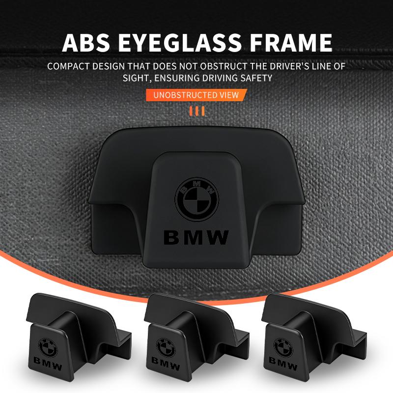 DUHQ3 Car Seat ABS Self-Adhesive Glasses Holder Sunglasses Storage Accessories For BMW X1 X3 E39 E46 E30 E36 E87 E60 E90 F26 G02 E70