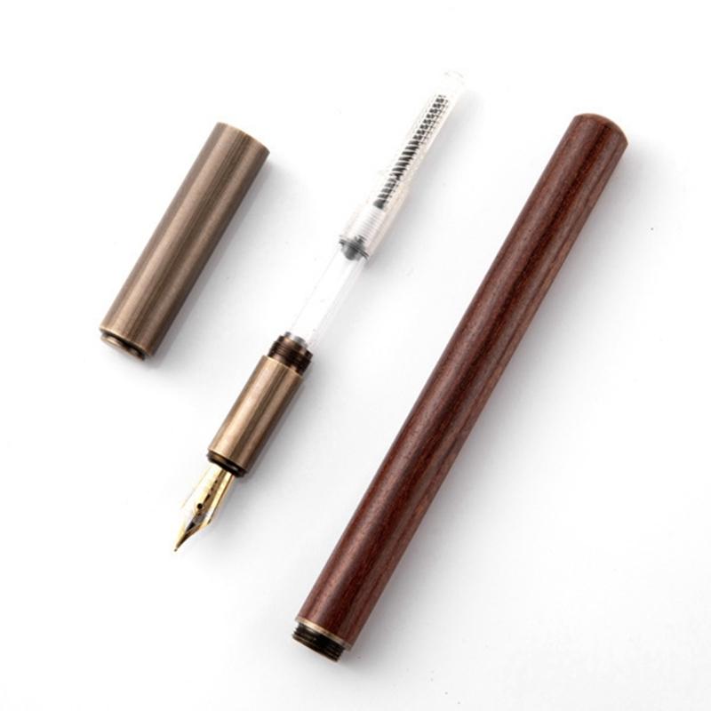 Luxury Fountain Pen, Long Blade Medium Nib Ink Pen Smooth Writing Calligraphy Pen for Sketching, Calligraphy Ink Pen