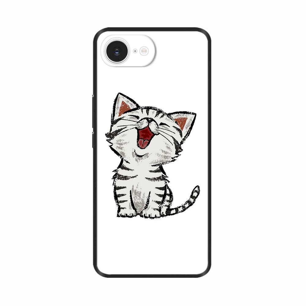 Silicone Phone Case For For iPhone 16E iPhone16E SE 2025 SE4 5G Soft Black Shockproof Shell Protection Back Cover Cases Coque