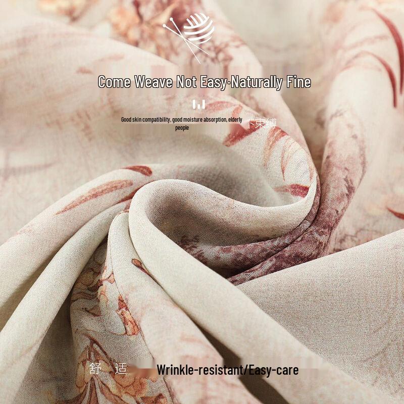 New Chinese Style Elegant Summer Short-Sleeve Dress for Middle-Aged Women