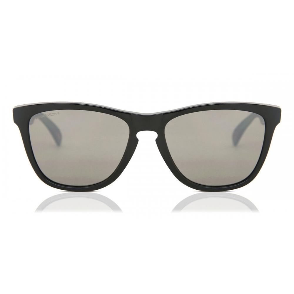 Oakley Unisex Sunglasses Oo9013 Frogskins 9013c4 Polished Black/55-17-139