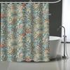William Morris Art Custom Pattern Polyester Bath Curtain 180X180Cm Shower Curtains Diy Bath Screen Printed Curtain For Bathroom