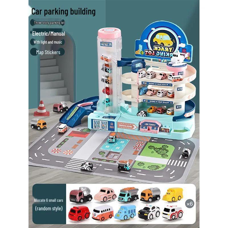 Electric Children's City Car Adventure Park and Track Toy