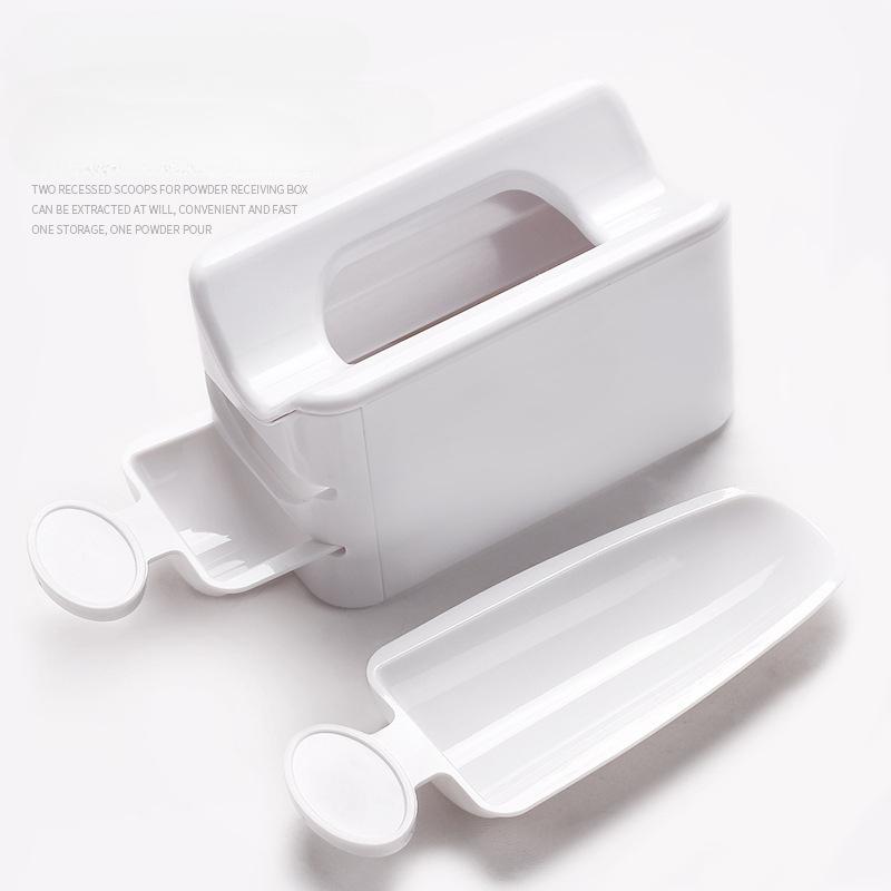 Nail Glitter Powder Recycling Box Dip System Dust Collector Shiny Sequin Rhinestone Container Holder Manicure Storage Case