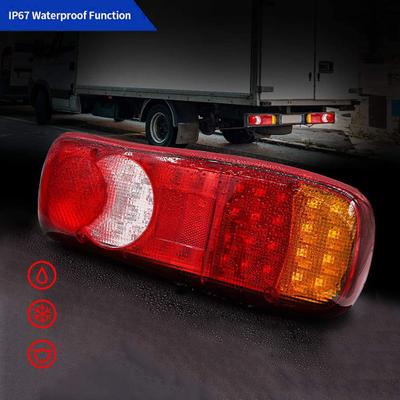 Tagatule veekindel suure heledusega 46 LED-i 12V/24V veoauto tagumine latern