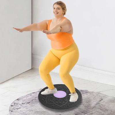 Wobble Balance Board Yoga Schaukel Balance Board Rutschfester Balancetrainer Tragbares Stabilitätsbrett für Core-Training