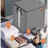 Thickened Quilt Clothes Storage Bag with Zipper Large Capacity Dustproof Quilt Clothes Pillow Organizer Box 100L-180L