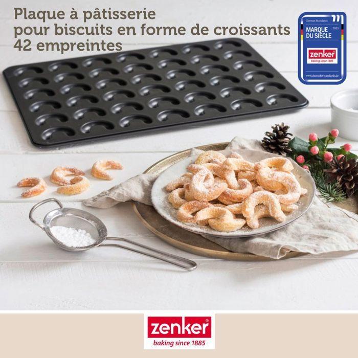 Moule à pâtisserie - zenker - 7420 - anti-adhésif - 42x32x1 cm - 42 pièces
