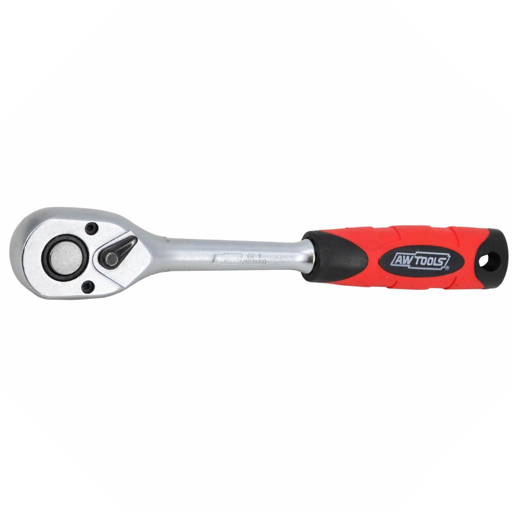 AW Tools Chrome Vanadium Steel 1/4 Drive Ratchet