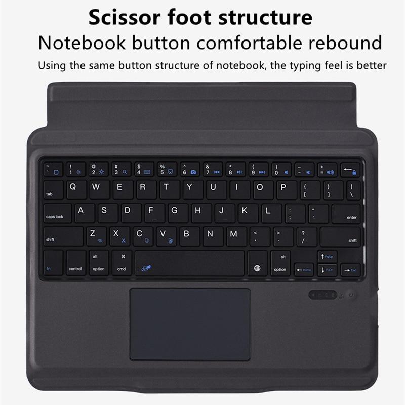 Magic Touch Pad Keyboard For iPad Pro 11 Case 2021 2020 Air 4 Bluetooth Keyboard Case For Apple iPad 10.2 9th 8th 7th