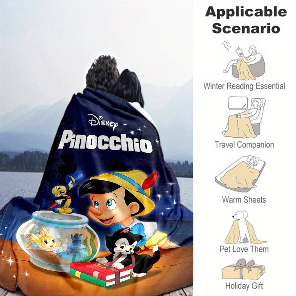 1 Stück, Pinocchio Decke Weiche & Gemütliche Überwurfdecke, Wohnzimmer, Reisen, Camping, Auto Decken