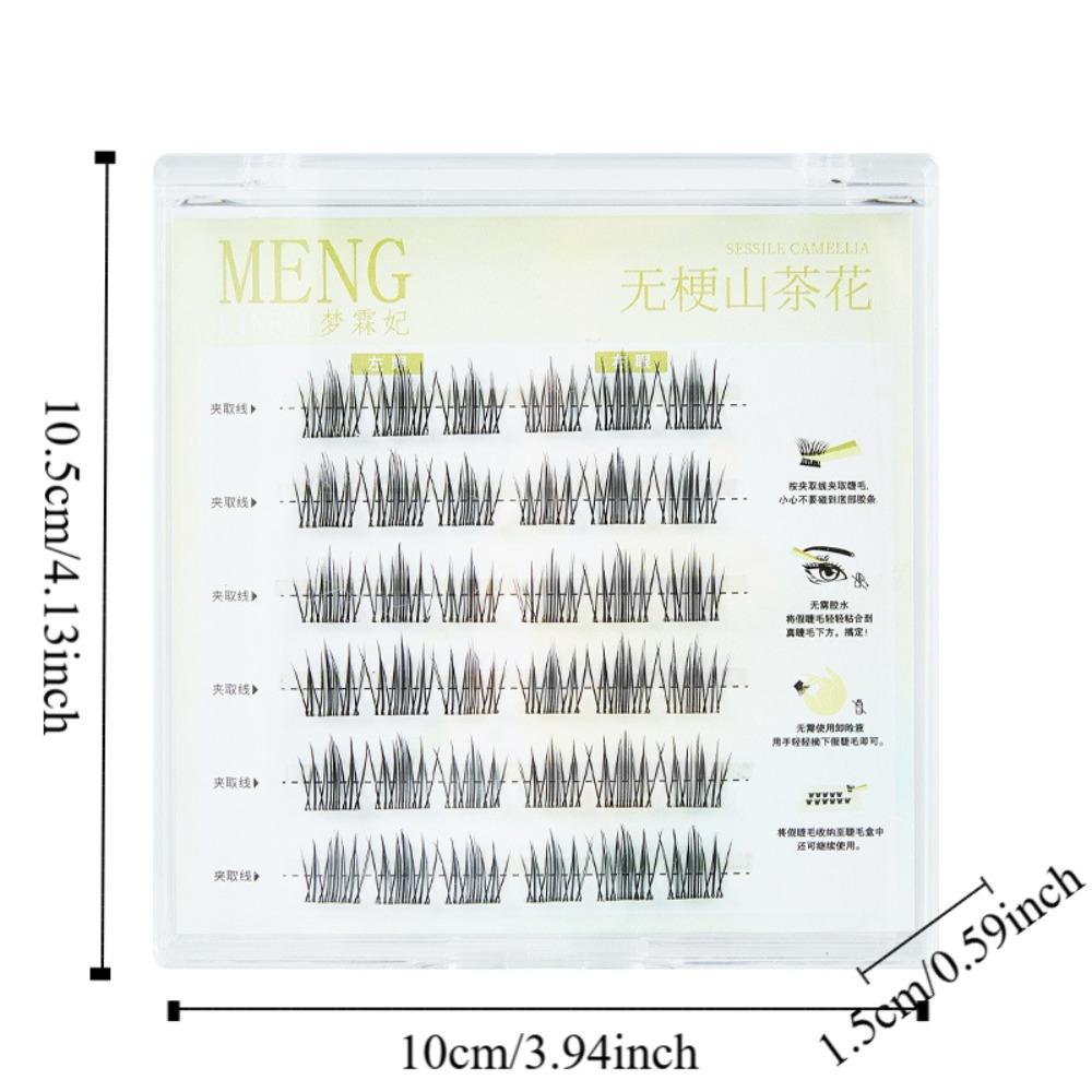 Extension Fake Eyelashes DIY Glue Free False Lashes Fairy False Eyelash Clusters  Grafting Lashes