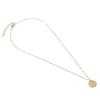 European & American Simple Round Pendant Chain Necklace – Elegant & Versatile Accessory