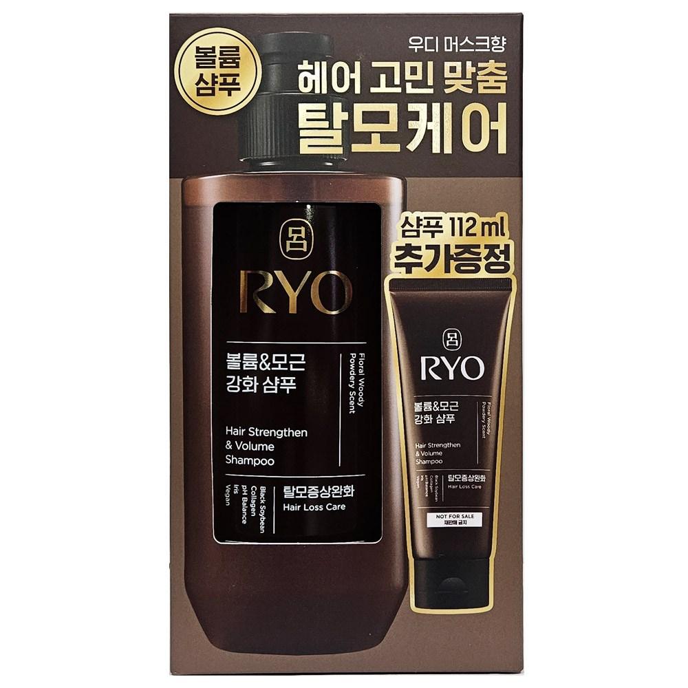 Ryeo Heukwoon Volume & Hair Root Shampoo Special 480ml+112ml, 1 Set, 592ml