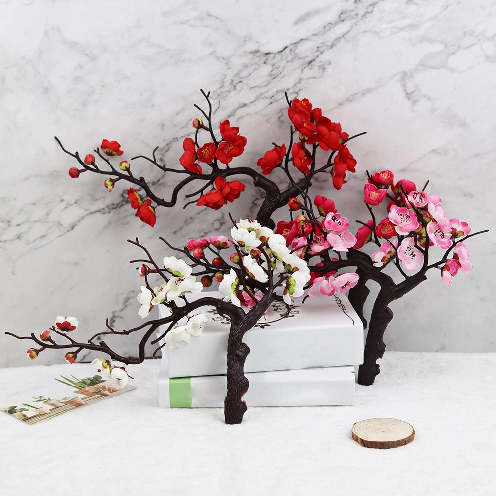 Artificial Flowers Indoor Decoration Plum Blossom Bouquet Good Materials