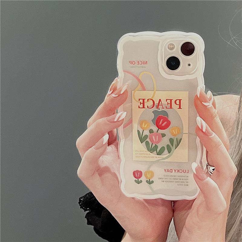 

Силиконовый чехол Zhitai Tulip для iPhone 14 Pro и XS Max iPhone 14