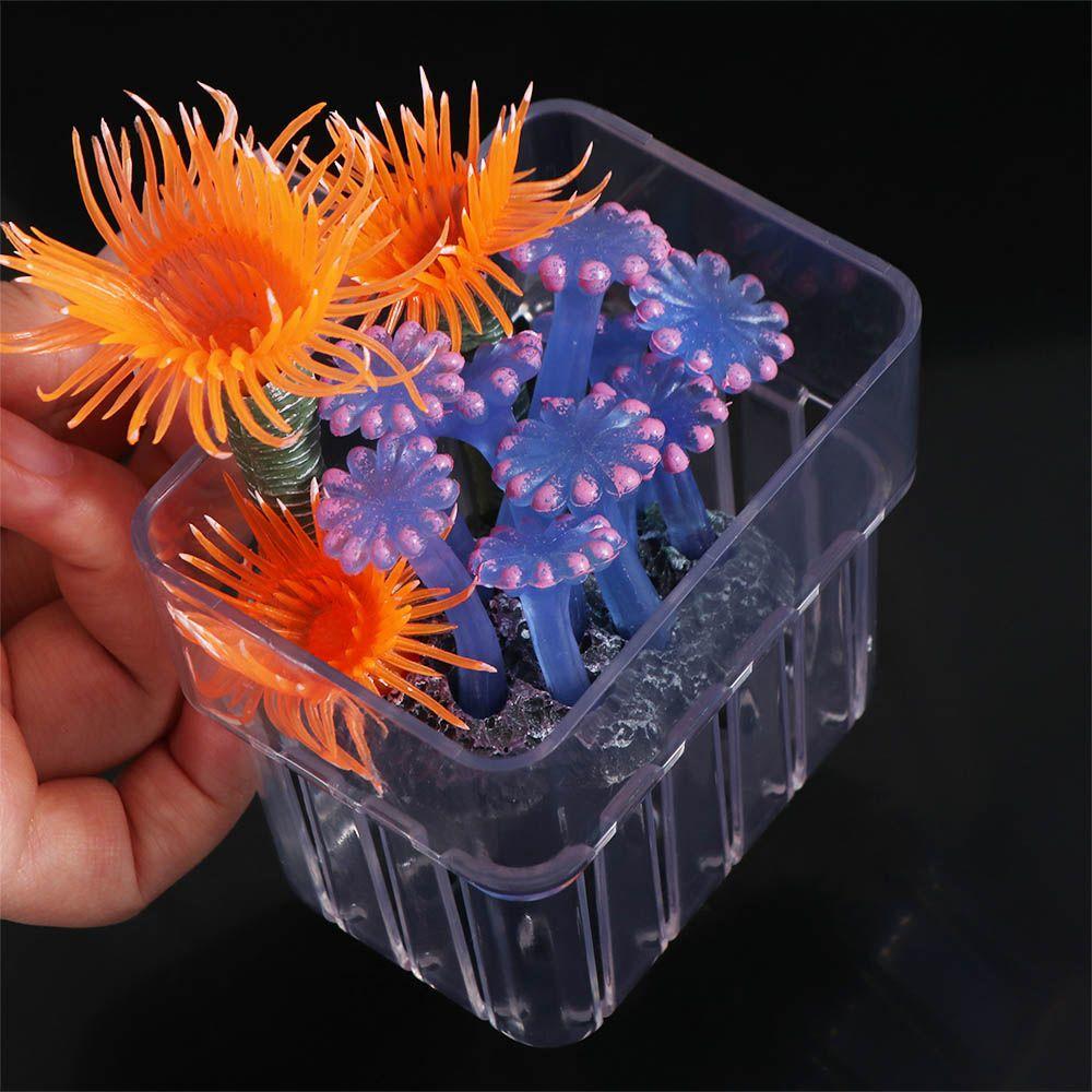 Hängendes Aquarium Pflanzkorb Plastik Transparent Hydroponik Halterung Tasse Haushalt Wasserpflanzen Pflanzbecher Landschaftsbau