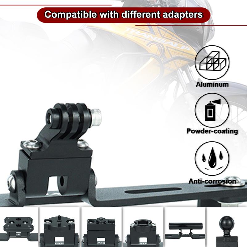 For Honda XLV700 Transalp 2008 2009 2010 2011 Motorcycle GPS Mount Navigation Plate Bracket Windshield Stand Phone Holder