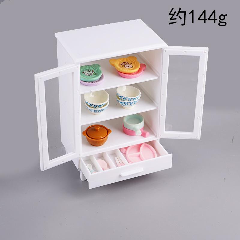 1:12 Puppenhaus Mini Möbel Modell Szene Modern Weiß Zubehör Schrank Schränke Kinderspielhaus Spielzeug