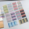 300 Sheets Colorful Strip Writable Sticky Note Classification Reading Marker Labels for Student Book Message Highlight Stationery Supplies