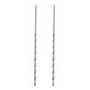 2pcs 3mm Diameter Auger Drill Bit HSS Material Extra Long Drill Bit  For Woodworking