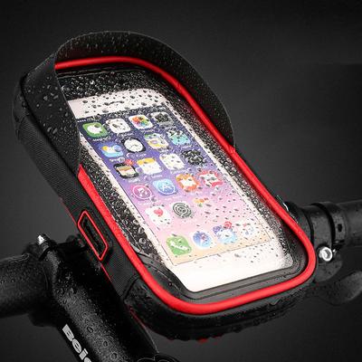 New Touch Screen Phone Holder, Motorcycle Electric Bicycle Waterproof Navigation Bracket, Sunshade Card Bag Phone Holder