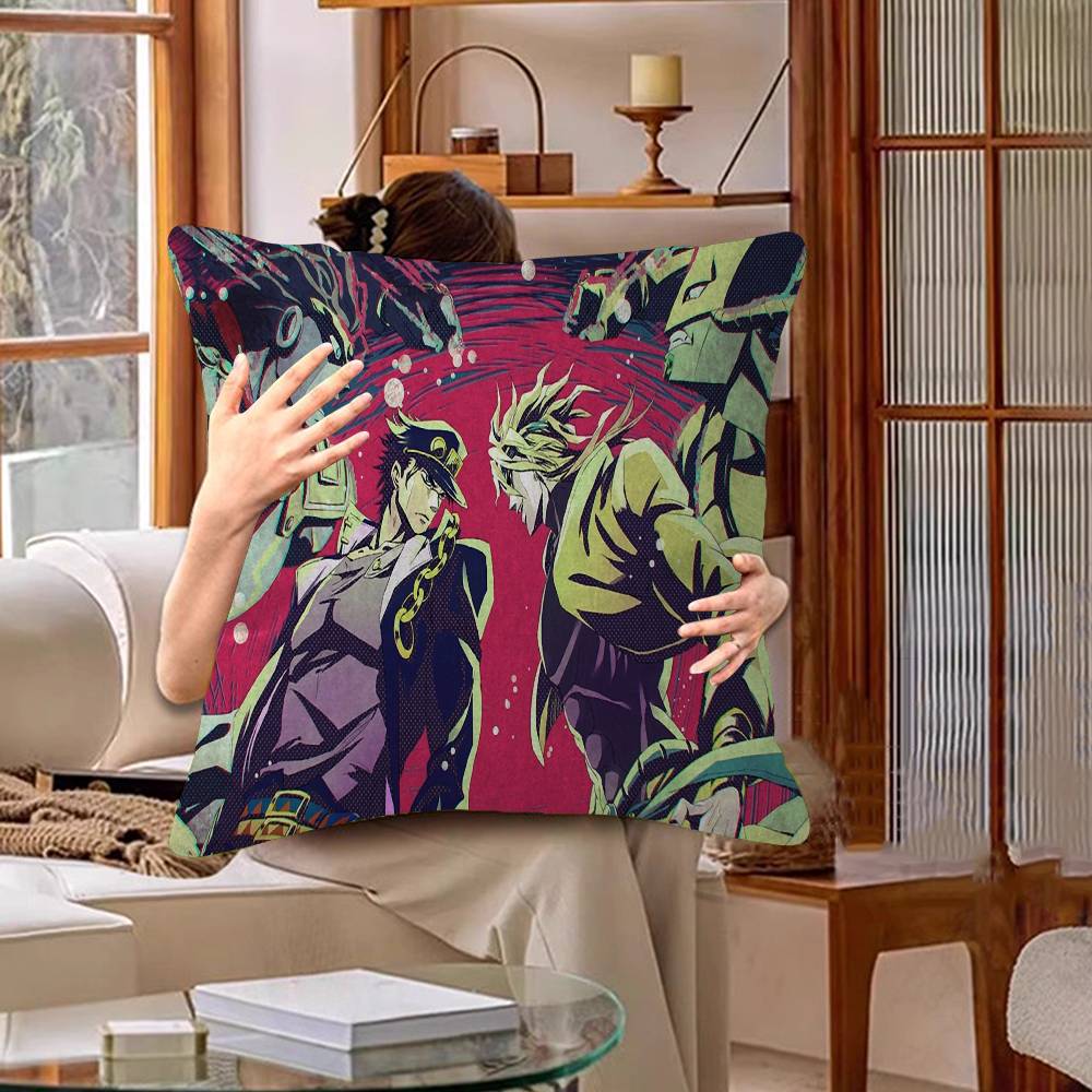 

Подушка с персонажами JoJo s Bizarre Adventure, чехол от пыли, для спальни, детской вечеринки, наволочка, подарок на день рождения для детей 30cmx30cm