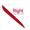 Rear Bumper Reflector For Tesla Model 3 2017-2023 Left Right 1077406-00-F 1077407-00-F Tail Brake Light Warning Lamp Reflector