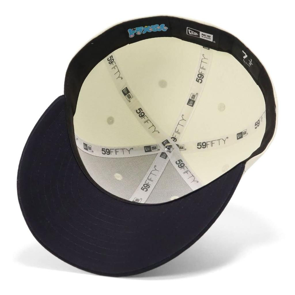 [New Era] Kappe 59FIFTY Doraemon Kollaboration ChromweißMarineblau 7 38 LP5950 DORAEMON NE Kappe CRM NVY
