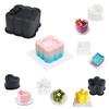 Heart Star Square Cake Silicone Mold Chocolate Mousse Mould Soap Candle Mold Gypsum Making Moulds Kitchen Bakeware