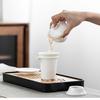 White Porcelain Portable Kung Fu Tea Set
