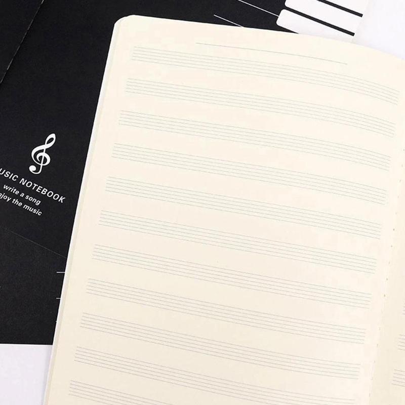 5 Books Music Exercise Book Piano Violin Book Universal High Notebook Tool Quality Five-line Pages Music 18 Pactice