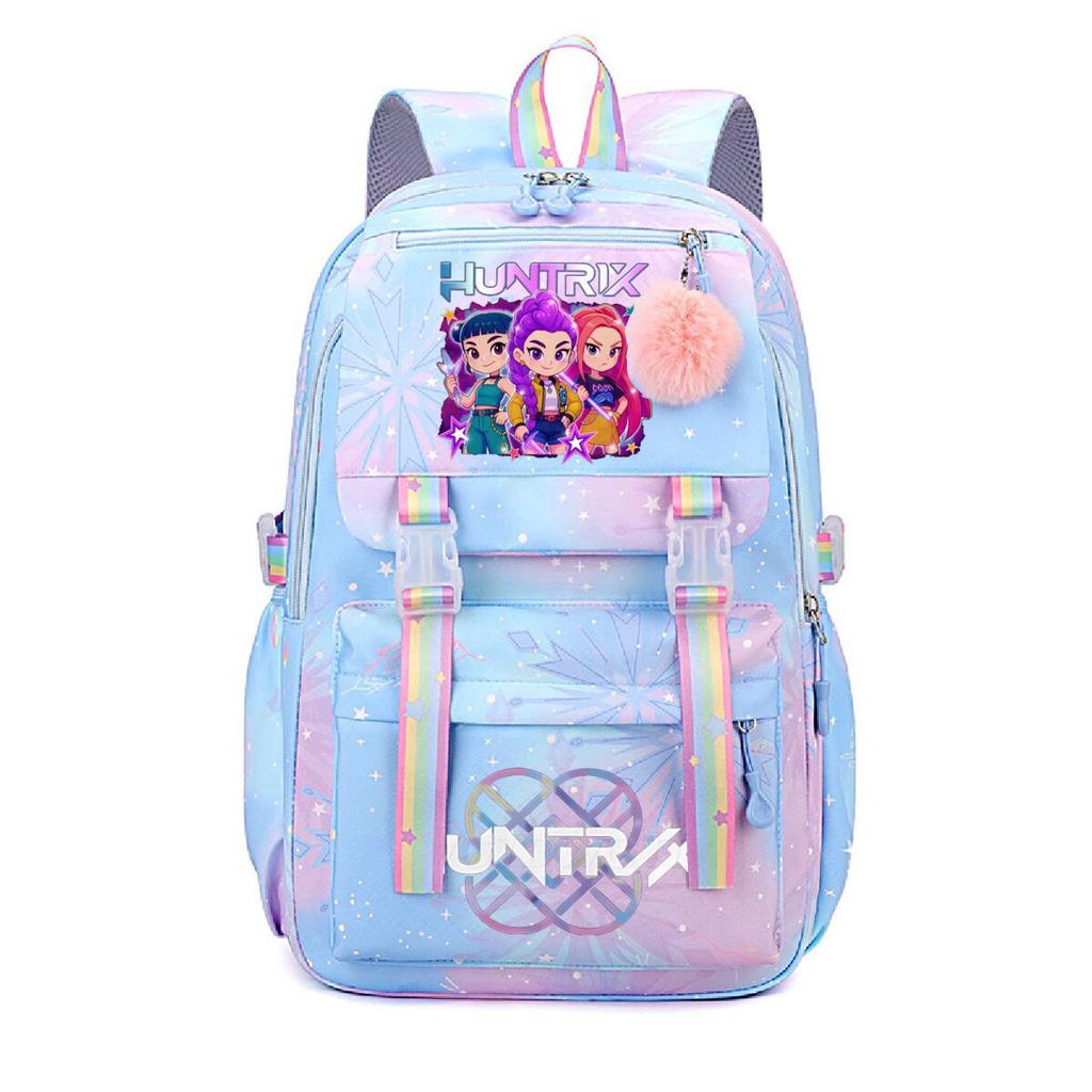 Animation Cartoon Peripheral Printing Korean Version Trend Burden Reduction Backpack Large Capacity Student Leisure Bag