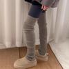 Socks Ballet Yogurt Leg Cover Long Leg Socks Japanese Women Knitted Cotton Winter Warm Leg Warmers Over Knee Tube JK Pile Socks
