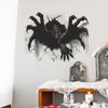 Halloween Horror Broken Wall Skull Holiday Decoration Bedroom Living Room Beautify Wall Stickers