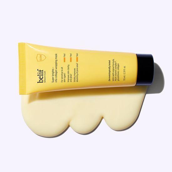 NEW Belief Super Knights Vita Collagen Wrapping Mask 70ml (70ml + Dual Pack Brush)
