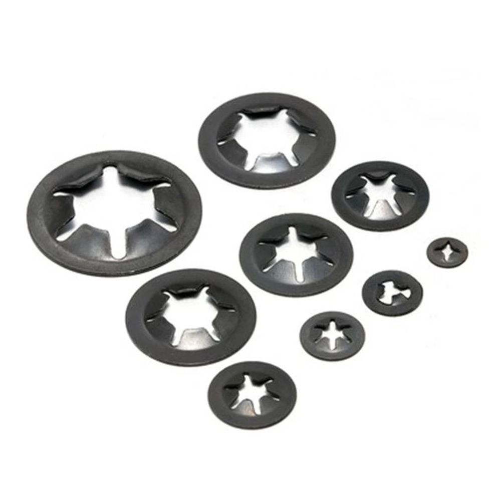 M6 M8 M10 M12 Locking Washers Star Gaskets Star Tooth Fastener Star Nut Fastener Starlock Washers