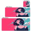 50x100cm Gaming Mousepad Anime Girl Mouse Pad Pc Accessories Keyboard Mat Rubber Anti slip Deskmat Household Desk Protector Mats