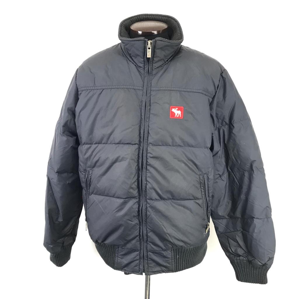 Vintage Abercrombie & Fitch Thick Down Jacket Men’s M Navy Outerwear(USED)