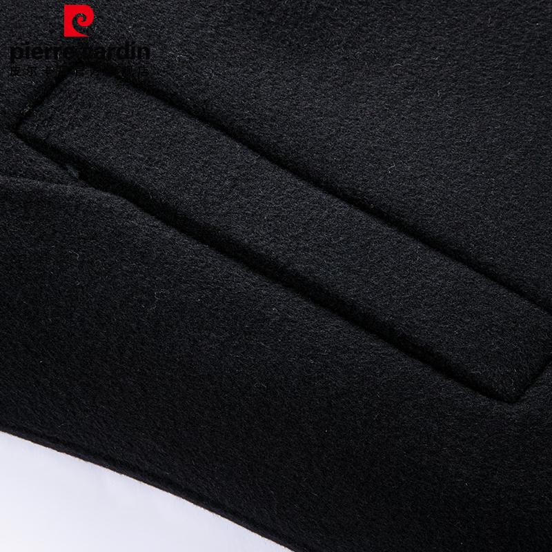 Pierre Cardin Men's Detachable Goose Down Wool Coat