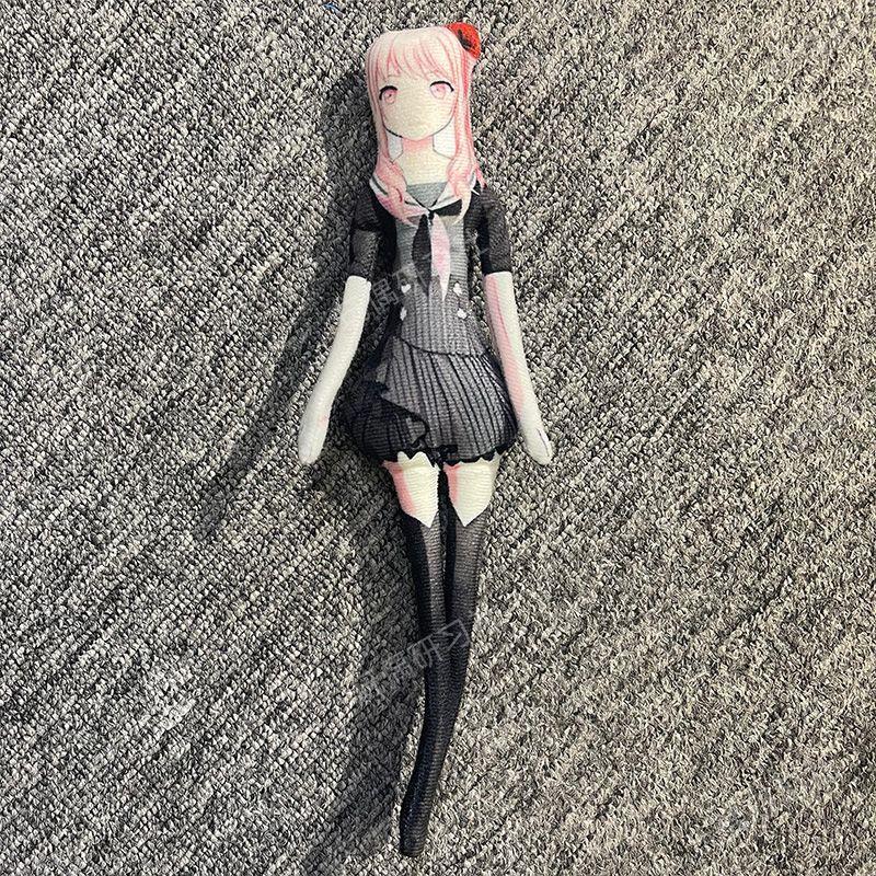 28cm Kanade Voisaki Project Sekai Plush Doll Flexible Wire Frame Poseable Body Twistable Shape Music Themed Collectors Gift