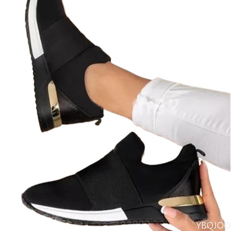 Large Size Autumn Fashion Breathable Lightweight Casual Comfortable Women's Shoes Versatile Flat Bottom Women's Sports Shoes