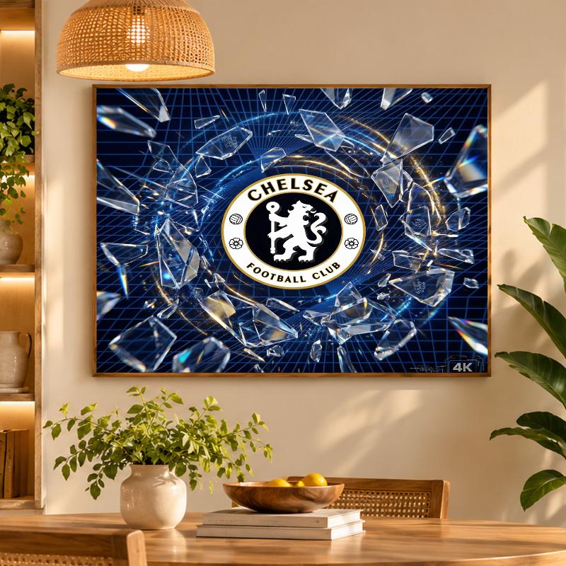 5D Diamond Painting Chelsea FC DIY Full Drill Diamond Art Kit Home Decoration