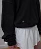 Rosefranz Deep V-Neck Sweatshirt [Black]