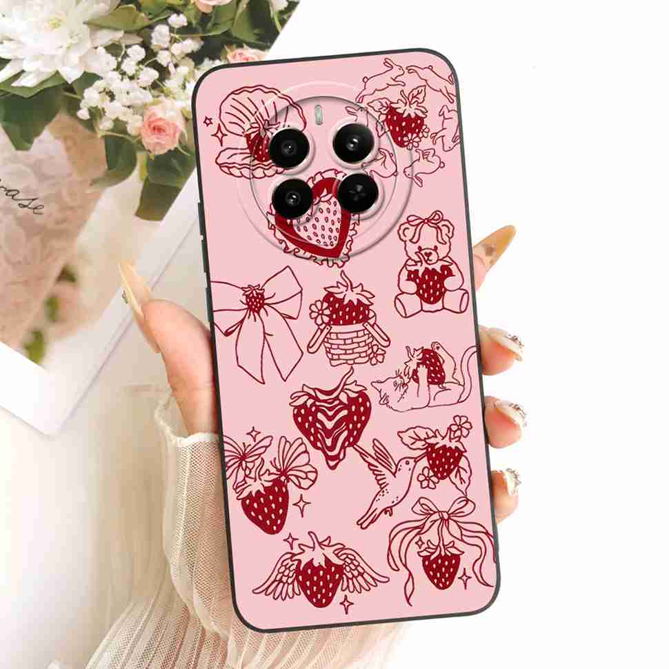 Für Realme 12 Pro 5G Hülle Bunte Blumen Rückseite Weiche Silikon Handyhülle Für Realme 12 Realme12 Pro RMX3842 Taschen Coque Capa